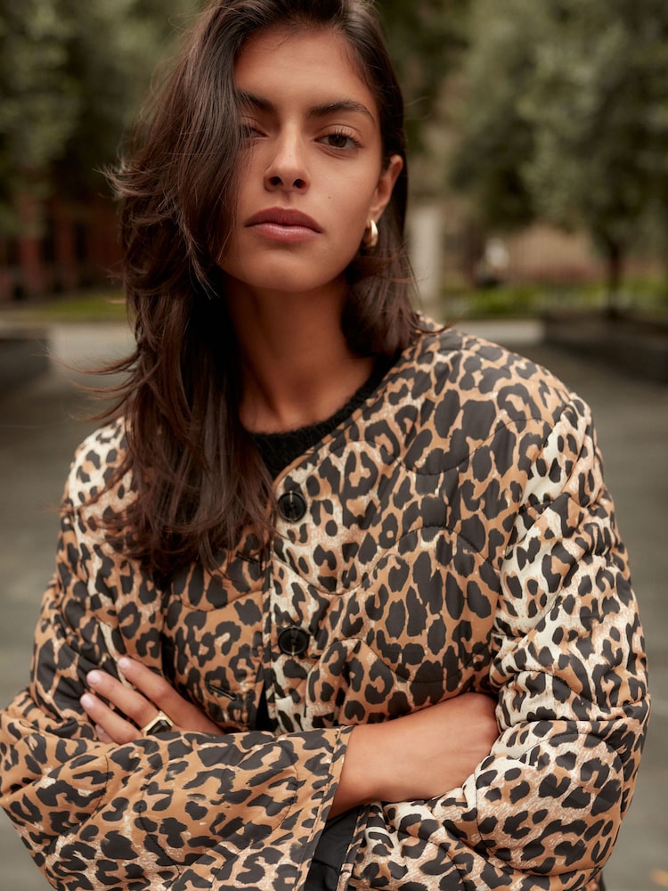 Animal Print Quilt Jacket - Image 2 of 5