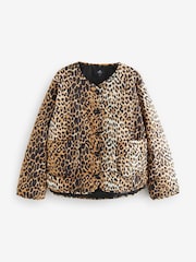 Animal Print Quilt Jacket - Image 3 of 5