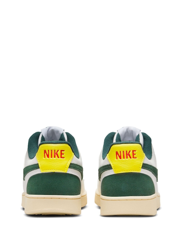 Weiß-grün - Nike Court Vision Low-Top-Turnschuhe - Image 5 of 8