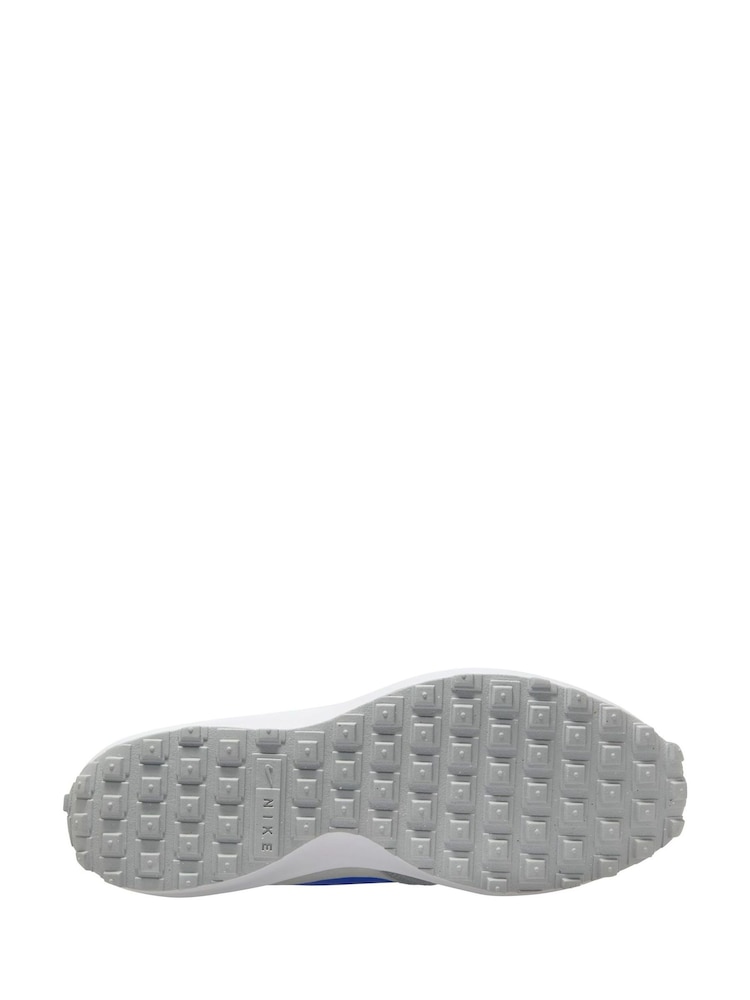 Nike White/Blue Waffle Nav Trainers - Image 4 of 4