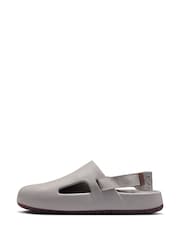 Nike Light Grey Calm Mules Sliders - Image 4 of 10