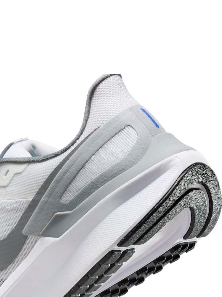 Grey/White - Nike Structure 25 Road Running Trainers - Image 4 of 9