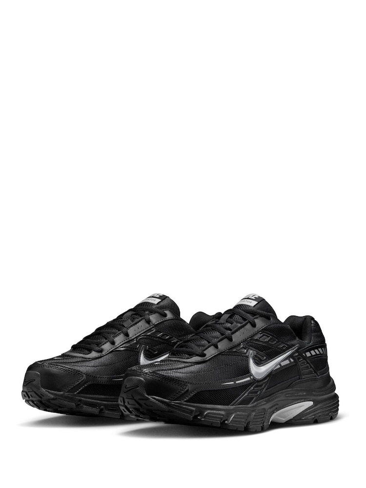 Nike Black/Silver Initiator Trainers - Image 2 of 10