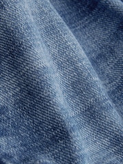 Denim Dark Blue 100% Cotton Pull On Cargo Jeans - Image 3 of 4