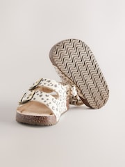 Animal Print Standard Fit (F) Corkbed Double Two Strap Sandals - Image 5 of 5