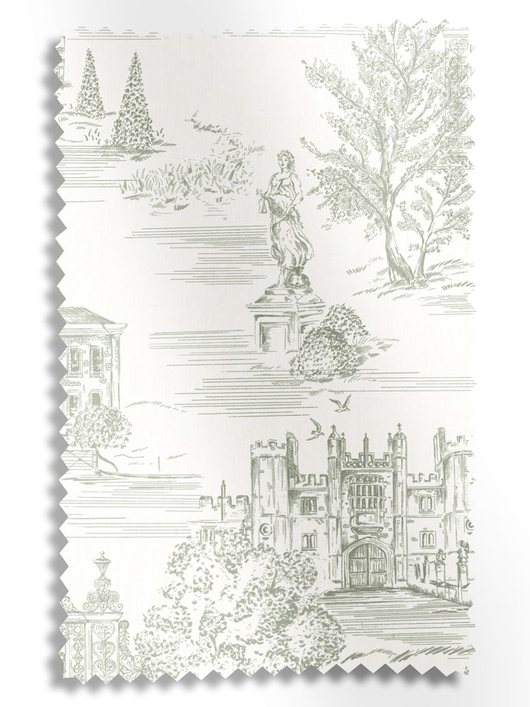 Historic Royal Palaces Green Palace Toile Made To Measure Curtains - Image 10 of 10 Historic Royal Palaces Green Palace Toile Made To Measure Curtains - Image 10 of 10