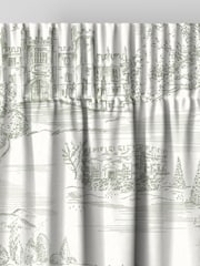 Historic Royal Palaces Green Palace Toile Made To Measure Curtains - Image 7 of 10