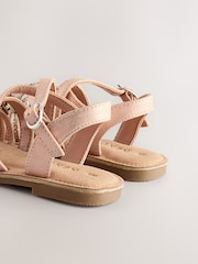 Rose Gold Cherry Multi Strap Sandals - Image 3 of 6