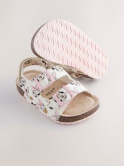 Multi Minnie Mouse Standard Fit (F) Corkbed Two Strap Sandals - Image 3 of 5