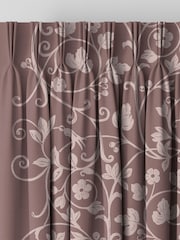 Historic Royal Palaces Plum Tudor Trail Made To Measure Curtains - Image 6 of 10