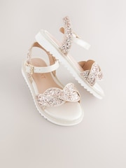 Ivory Glitter Occasion Sandals - Image 6 of 6