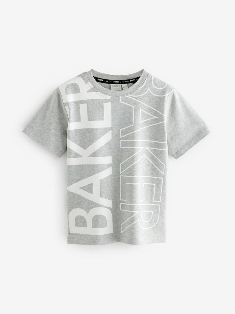 Baker by Ted Baker Graphic Print T-Shirts 3 Pack - Image 4 of 7