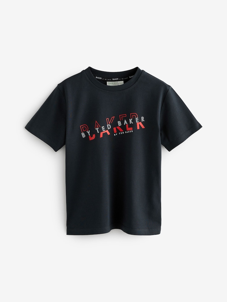 Baker by Ted Baker Graphic Print T-Shirts 3 Pack - Image 5 of 7