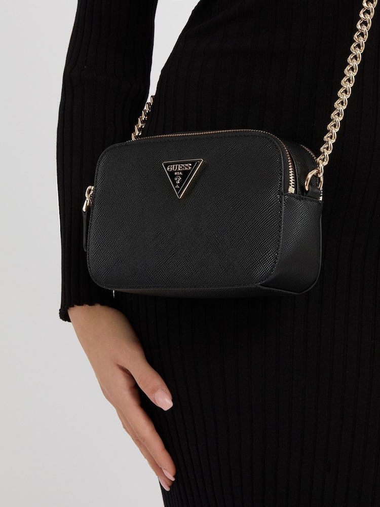 Negru - Geantă Guess Noelle Cross Body Camera - Image 6 of 6