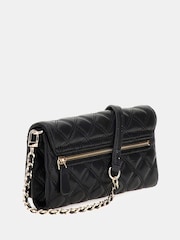 Guess Giully Quilted Flap Organiser Cross-Body Bag - Image 2 of 4