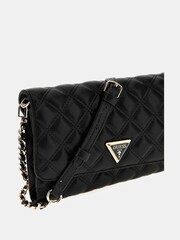 Guess Giully Quilted Flap Organiser Cross-Body Bag - Image 3 of 4