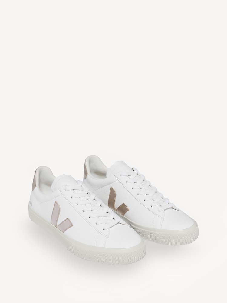 Veja Campo White Trainers - Image 3 of 3