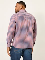 FatFace Sandy Dusky Pink Long Sleeve Check Shirt - Image 7 of 9