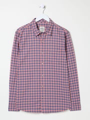 FatFace Sandy Dusky Pink Long Sleeve Check Shirt - Image 9 of 9