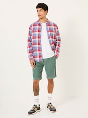 FatFace Upney Red Long Sleeve Check Shirt - Image 1 of 8
