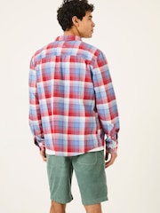 FatFace Upney Red Long Sleeve Check Shirt - Image 2 of 8