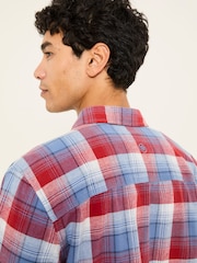 FatFace Upney Red Long Sleeve Check Shirt - Image 5 of 8