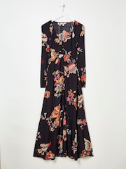 FatFace Black Emma Midi Dress - Image 10 of 10