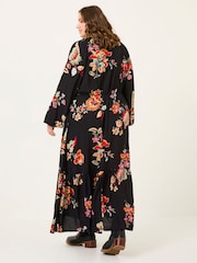 FatFace Black Emma Midi Dress - Image 7 of 10