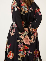 FatFace Black Emma Midi Dress - Image 9 of 10