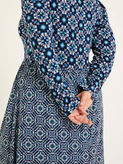 FatFace Indigo Blue Fia Jersey Midi Dress - Image 8 of 9
