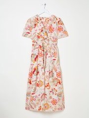 FatFace Cream Gigi Midi Dress - Image 10 of 10