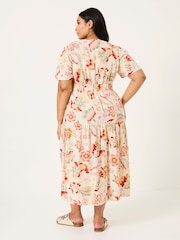 FatFace Cream Gigi Midi Dress - Image 6 of 10