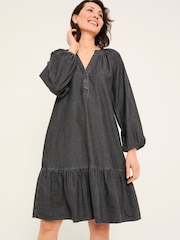 FatFace Washed Black Evi Dress - Image 1 of 11