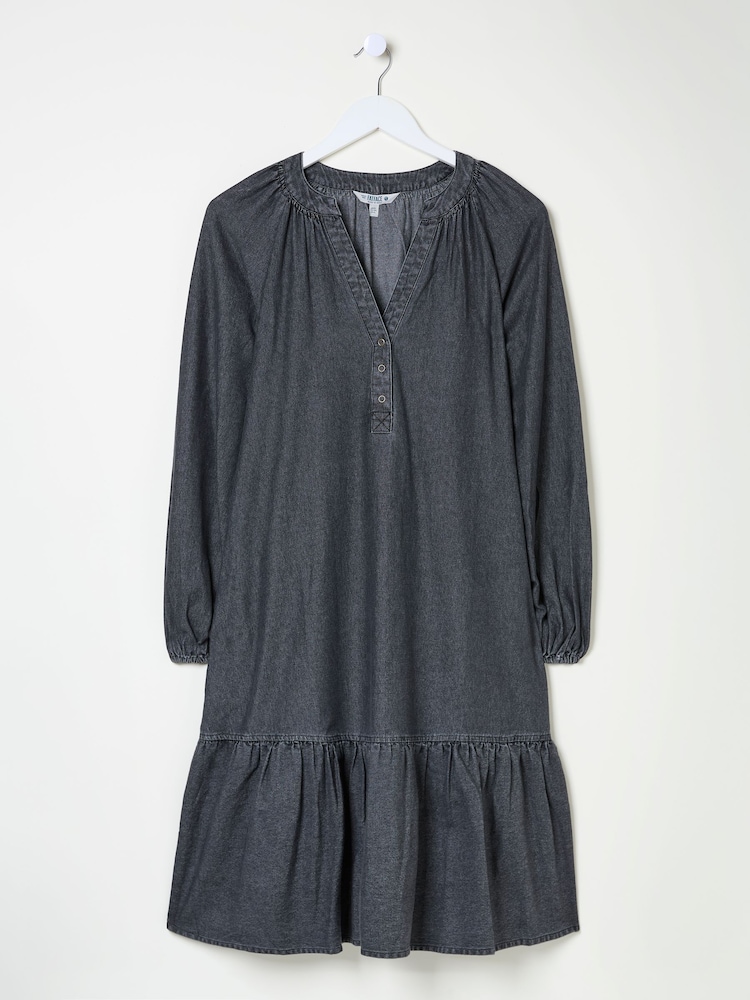 FatFace Washed Black Evi Dress - Image 11 of 11