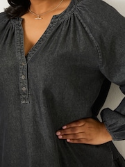 FatFace Washed Black Evi Dress - Image 8 of 11