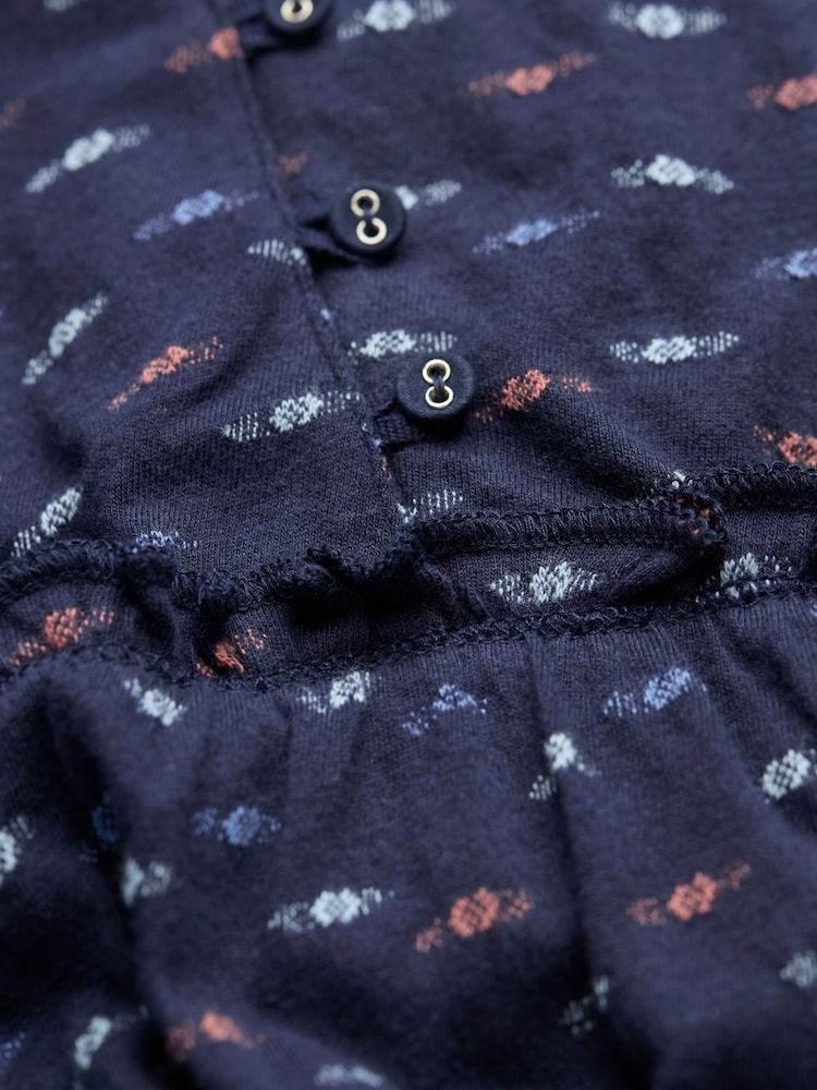 FatFace Navy Ivana Jersey 100% Cotton Dress - Image 10 of 10