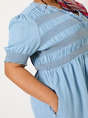 FatFace Light Blue Denim Juniper Dress - Image 9 of 10