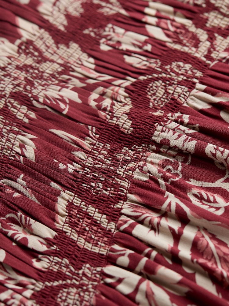 FatFace Burgundy Red Juniper Dress - Image 7 of 7