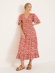 FatFace Multi Grace Midi Dress - Image 1 of 10