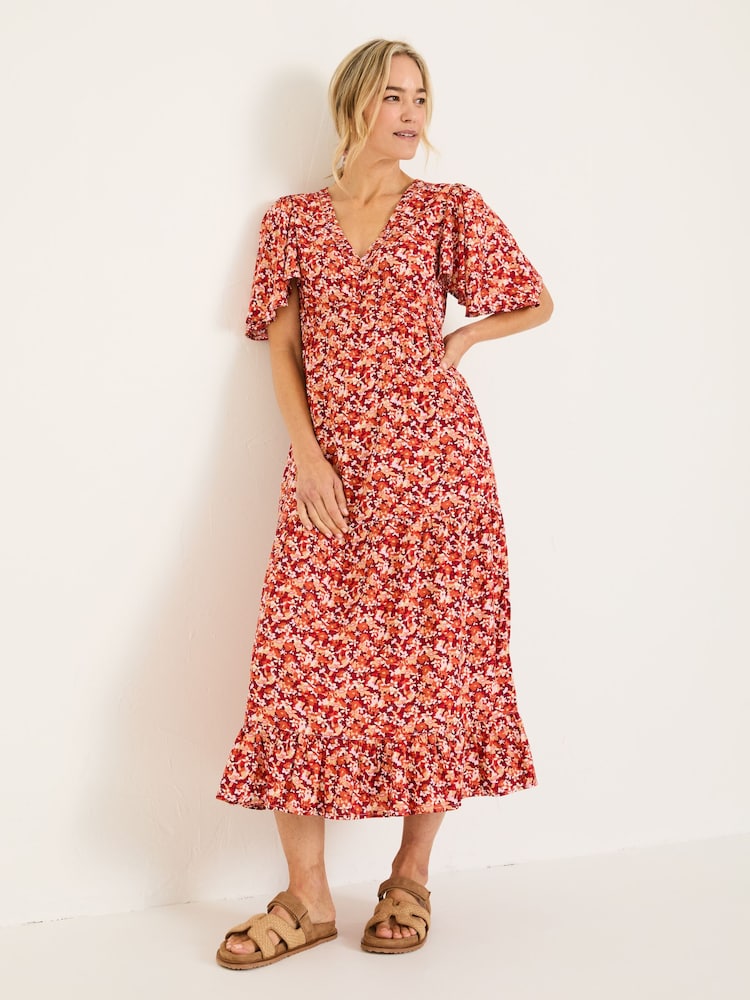 FatFace Multi Grace Midi Dress - Image 1 of 10