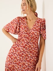 FatFace Multi Grace Midi Dress - Image 5 of 10