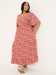 FatFace Multi Grace Midi Dress - Image 9 of 10