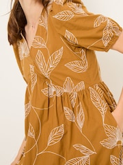 FatFace Ochre Yellow Remi Midi Dress - Image 5 of 13