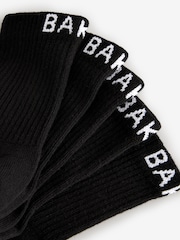 črna - Komplet 5 parov fantovskih nogavic Baker by Ted Baker - Slika 2 iz 9