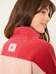 FatFace Airlie Pink Stripe Relaxed 100% Cotton Sweatshirt - Image 5 of 6