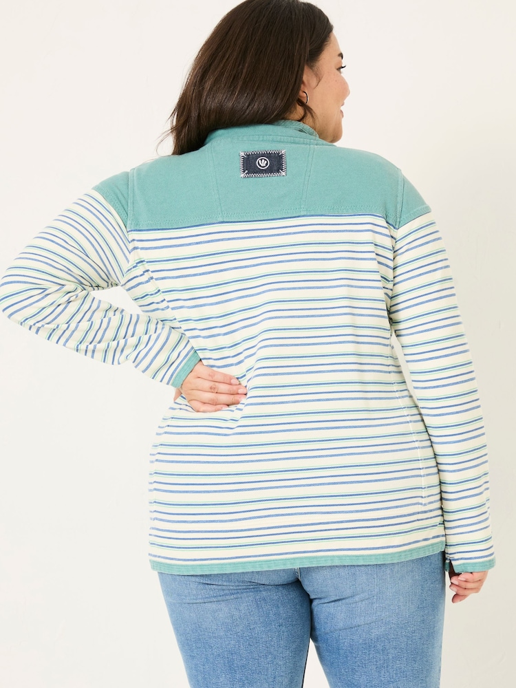 FatFace Airlie Blue Sweat Top - Image 5 of 9