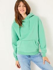 FatFace Izzy Jade Green Overhead Hoodie - Image 1 of 10