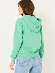 FatFace Izzy Jade Green Overhead Hoodie - Image 2 of 10