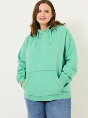 FatFace Izzy Jade Green Overhead Hoodie - Image 6 of 10