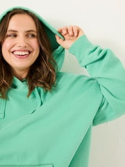 FatFace Izzy Jade Green Overhead Hoodie - Image 7 of 10